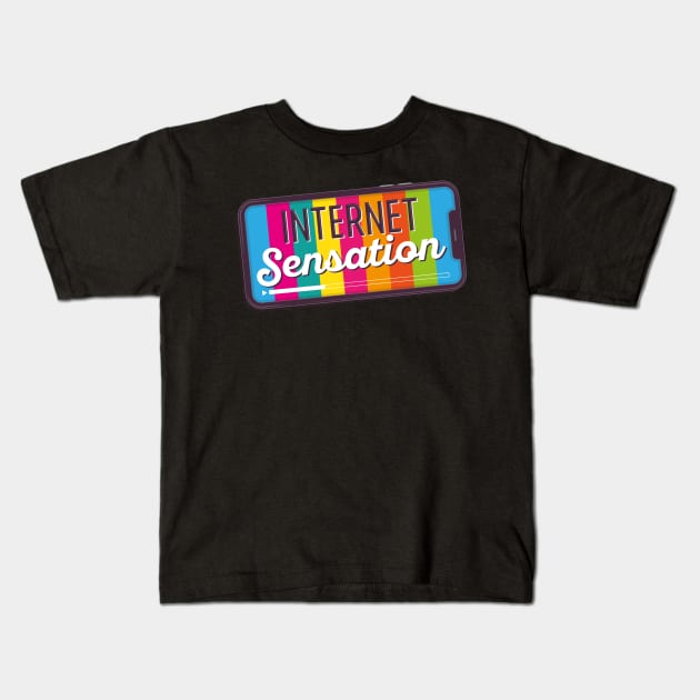 Internet Sensation Kids T-Shirt by Bubsart78
